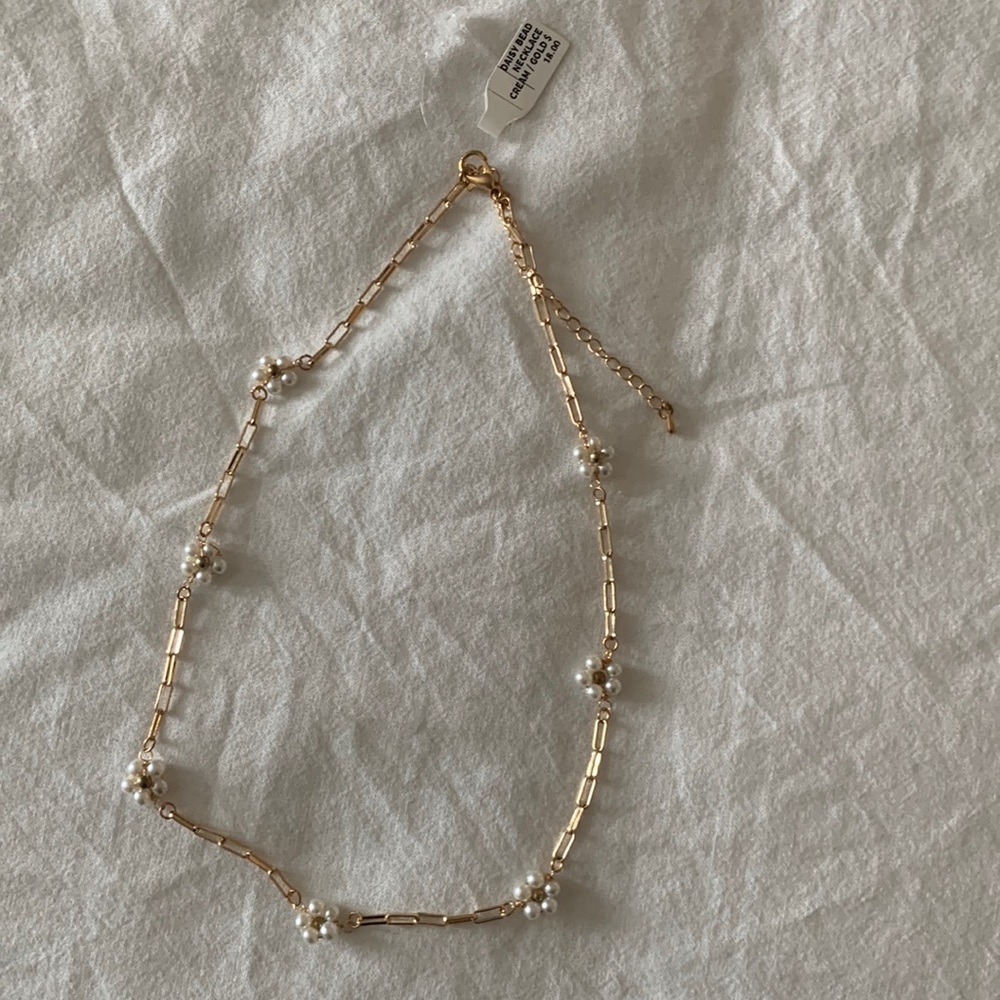 DAISY BEAD CHOCKER NECKLACE
